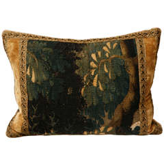 Antique 18th Century Tapestry Pillow
