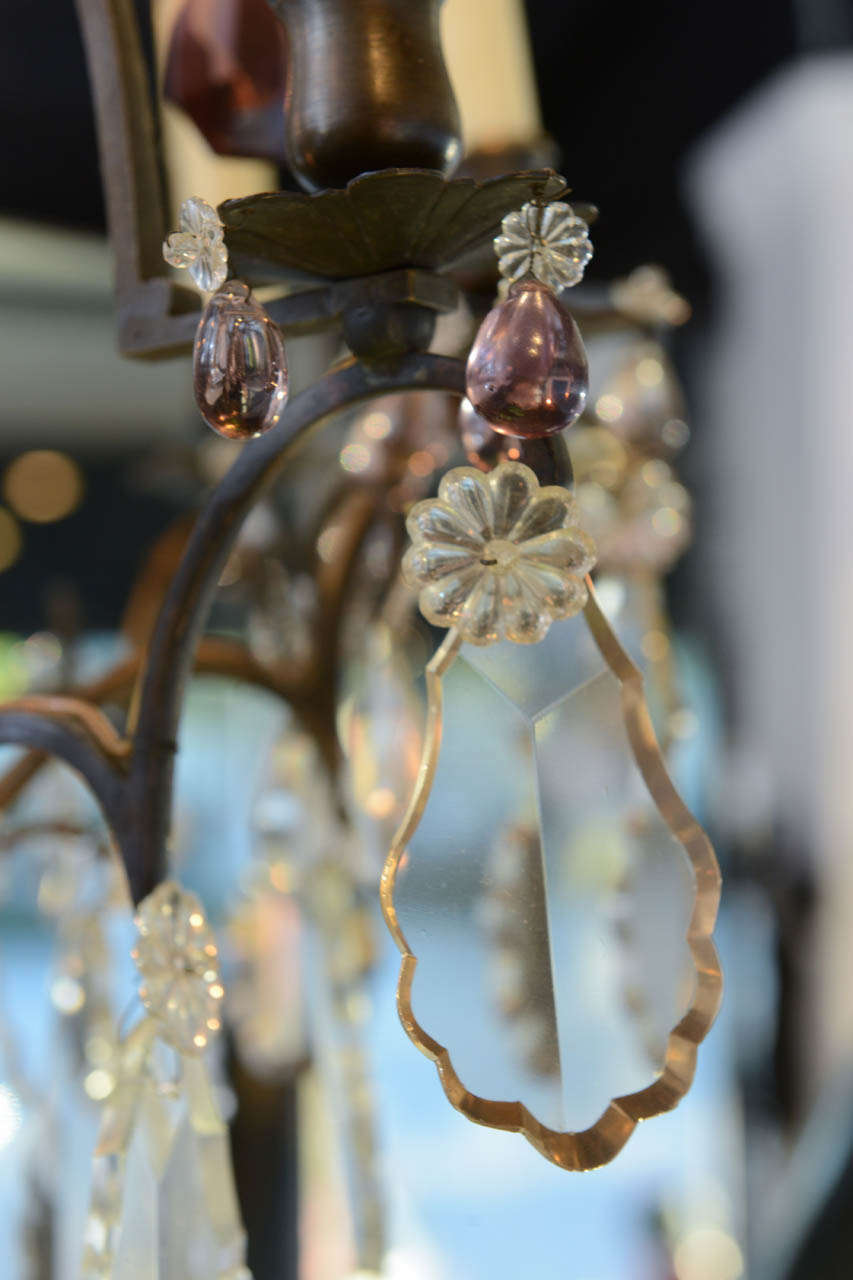 19th Century Baccarat Crystal Chandelier 2