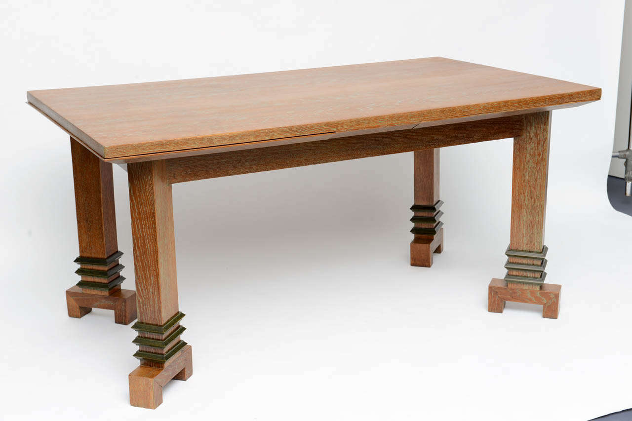 French Art Deco Dining Table by Maurice Jallot