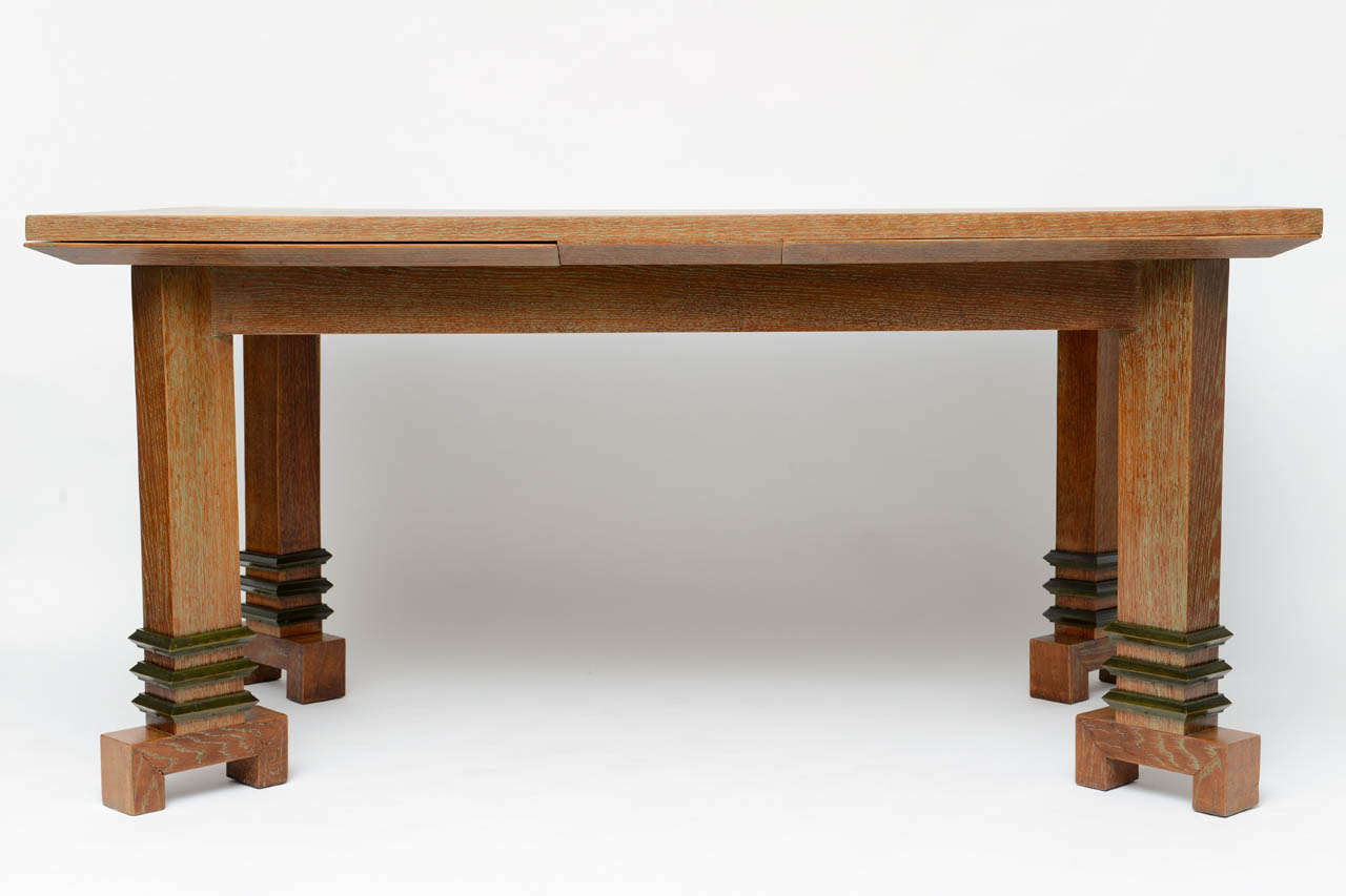 Art Deco Dining Table by Maurice Jallot In Excellent Condition In Miami, FL