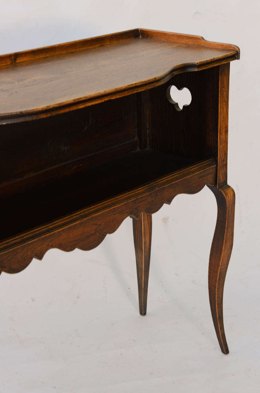 19th Century Petite Oak 19c. Bookcase Table