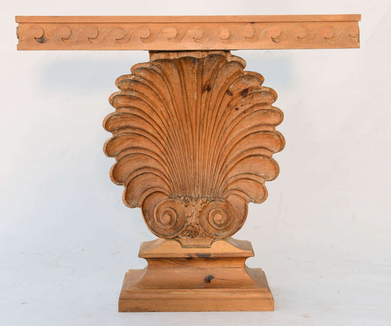 Dunbar Carved Shell Console Table by Edward Wormley 1