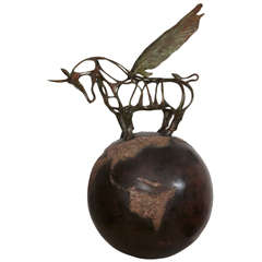 Unicorna Bronze Sculpture, 2009 by Richard Texier 10