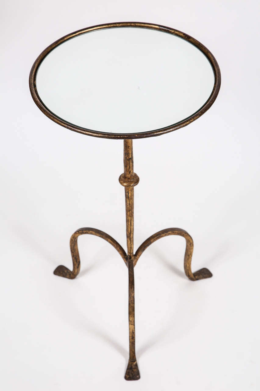 Round Gilt Iron Table