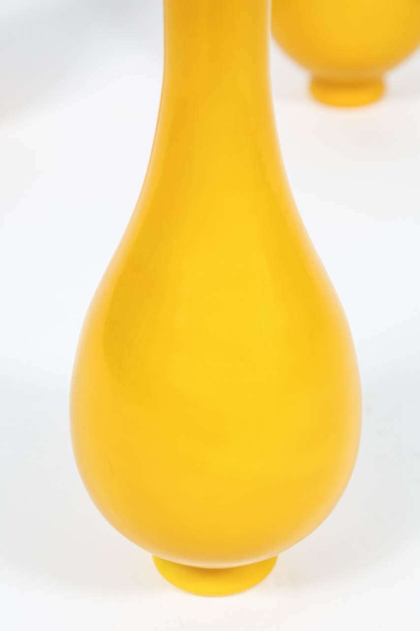 20th Century Yellow Peking Vases For Sale