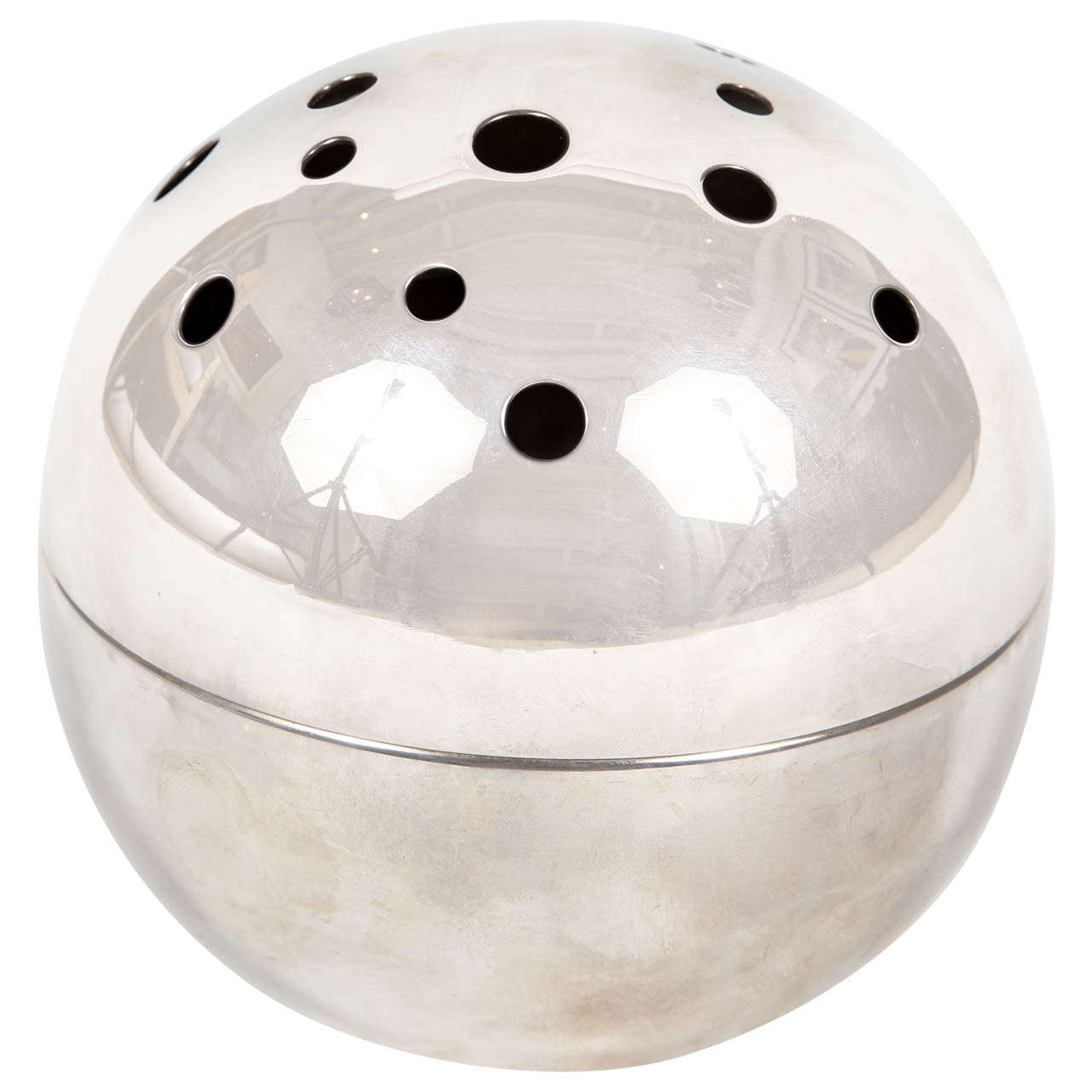Spherical Bud Vase by Christofle of Paris