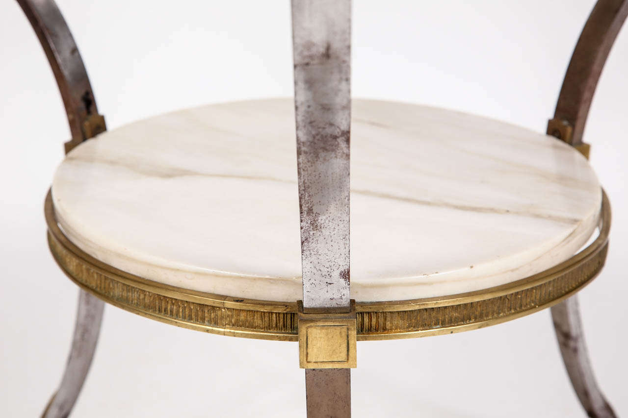 20th Century Two Tier Marble Gueridon