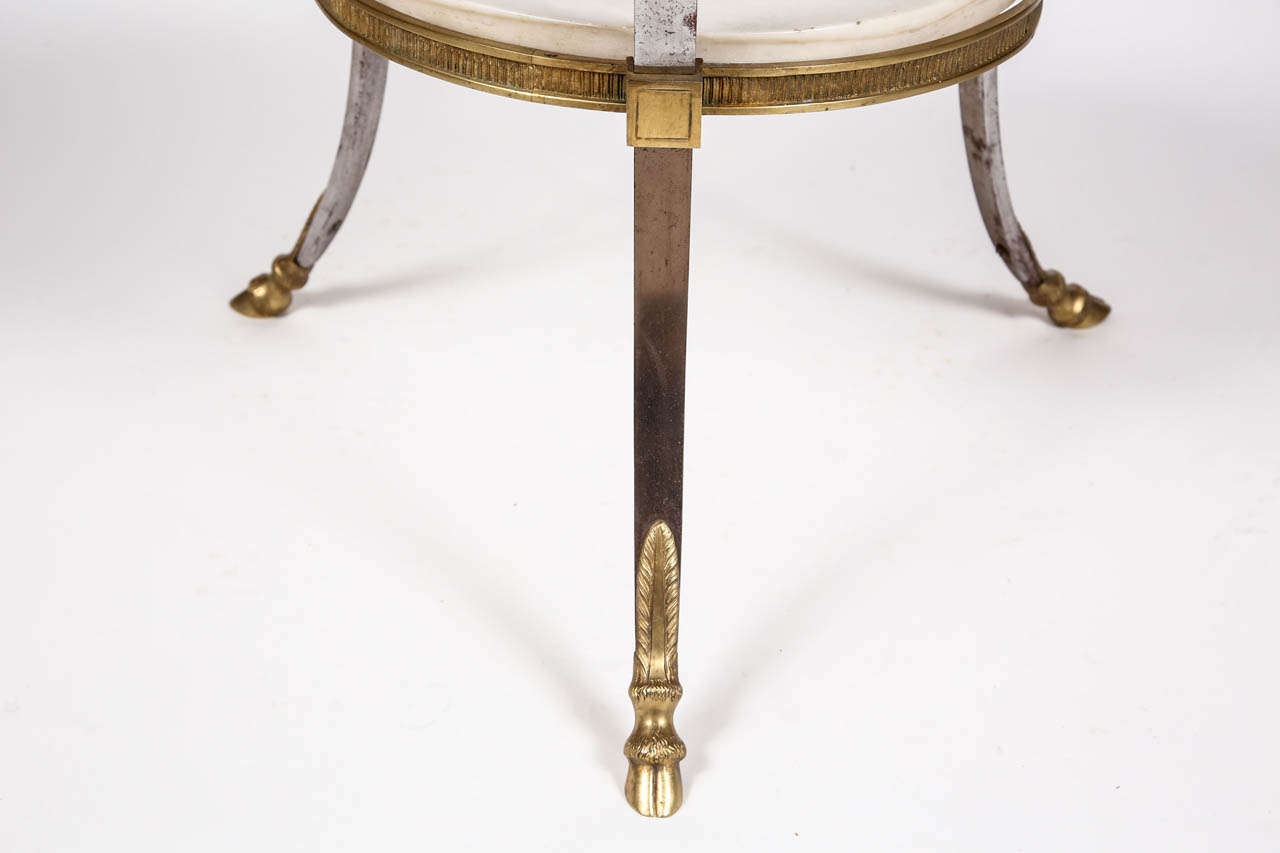 Two Tier Marble Gueridon 1