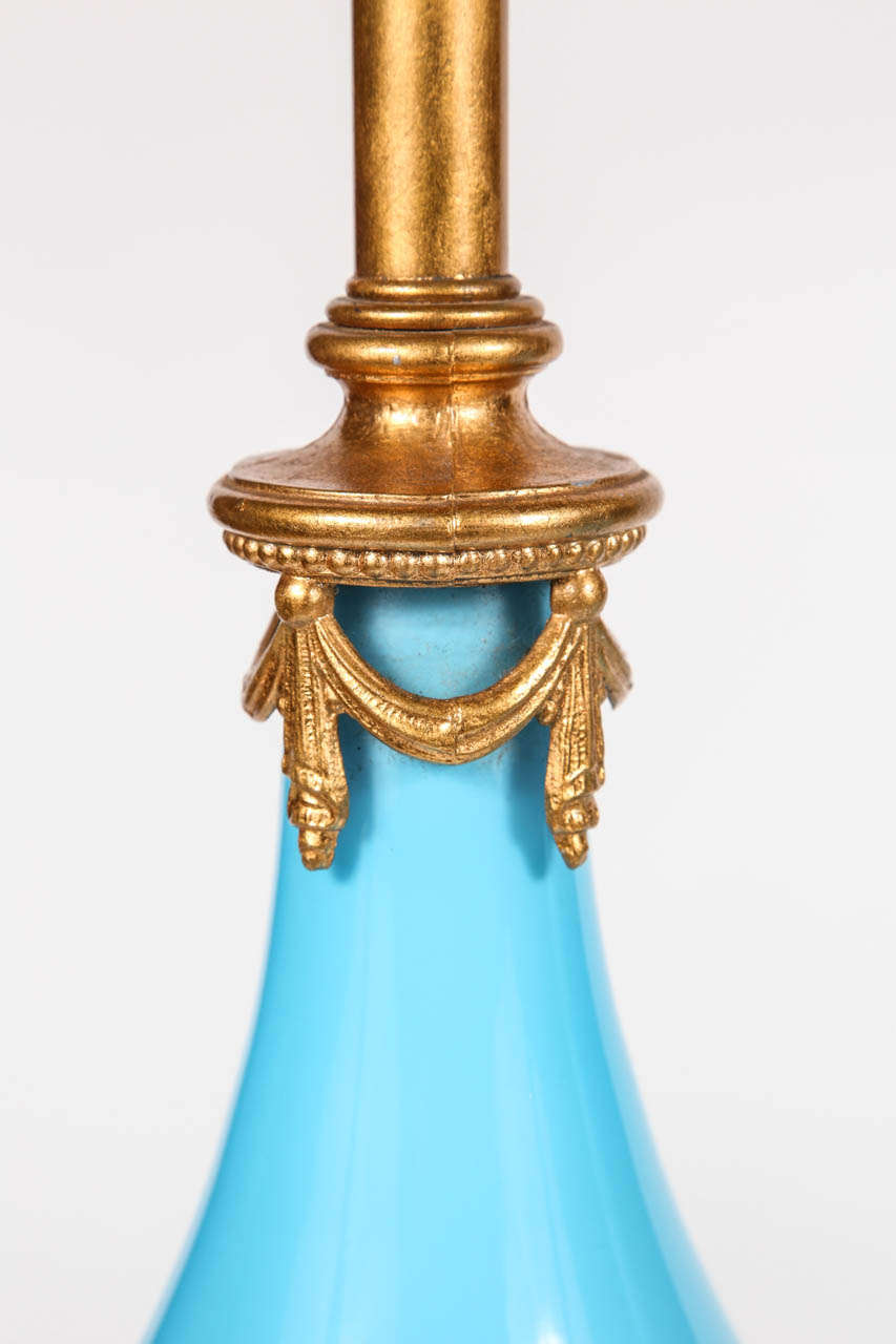 20th Century Opaline Glass Lamps For Sale
