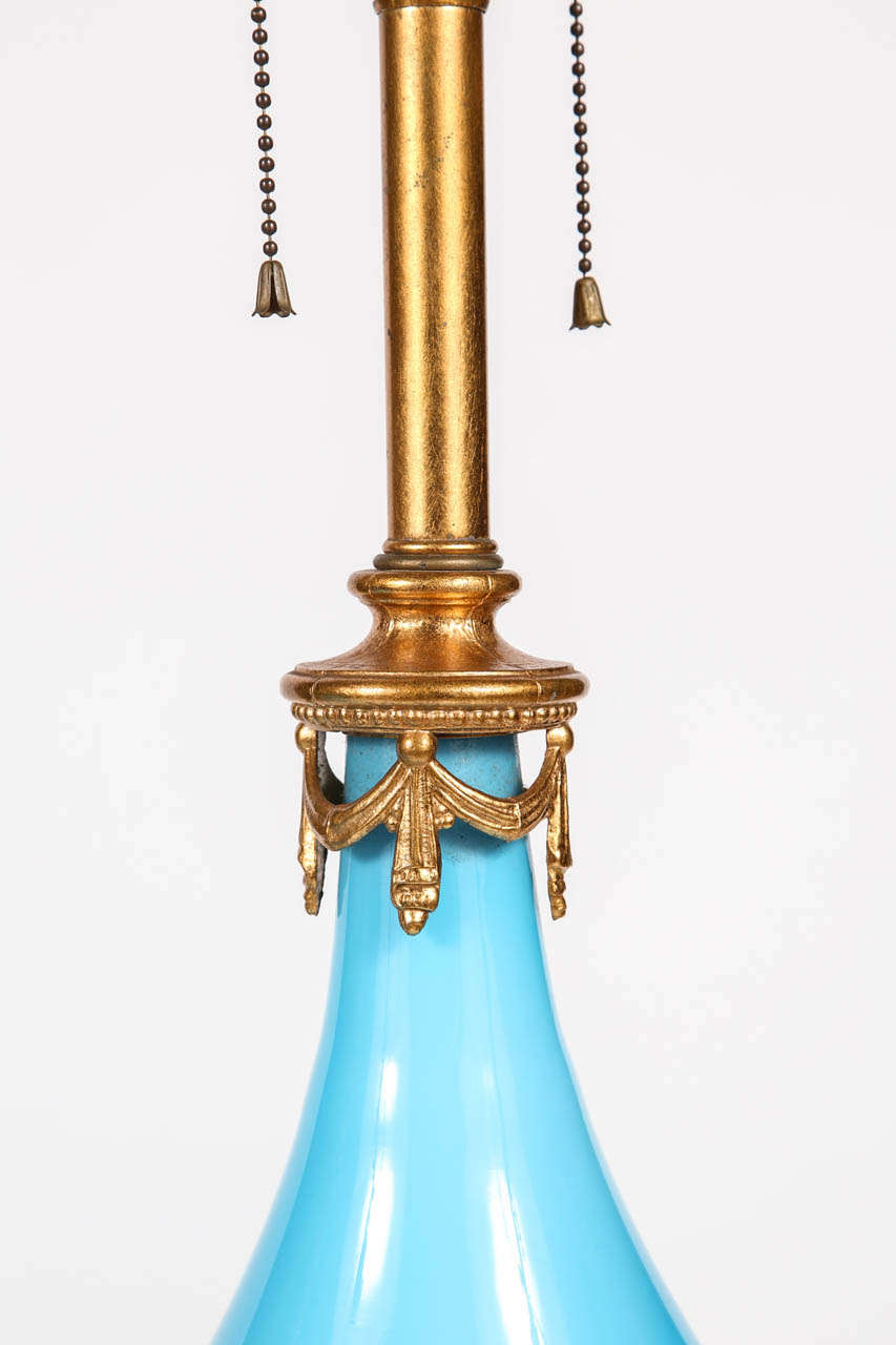 Opaline Glass Lamps For Sale 1
