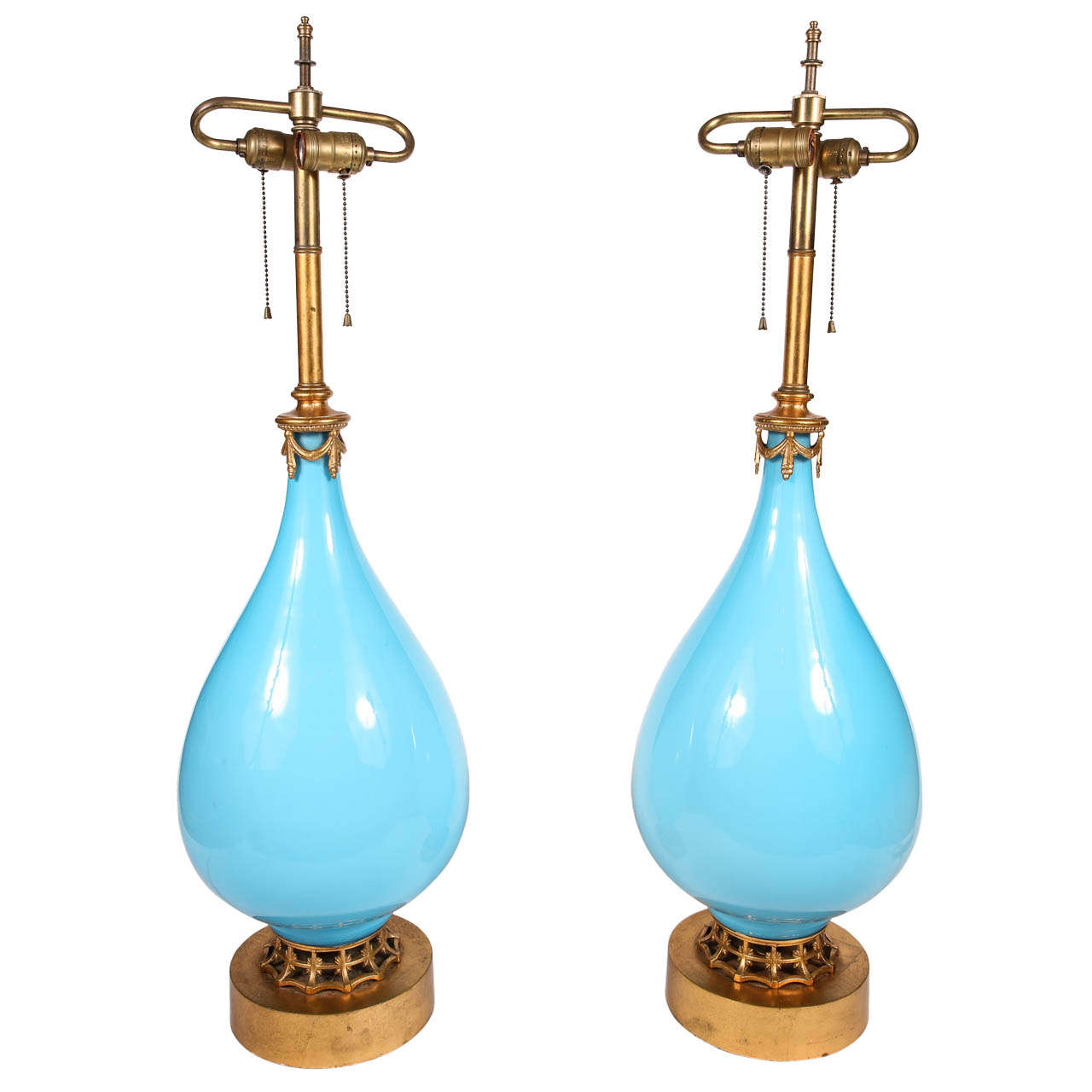 Opaline Glass Lamps For Sale