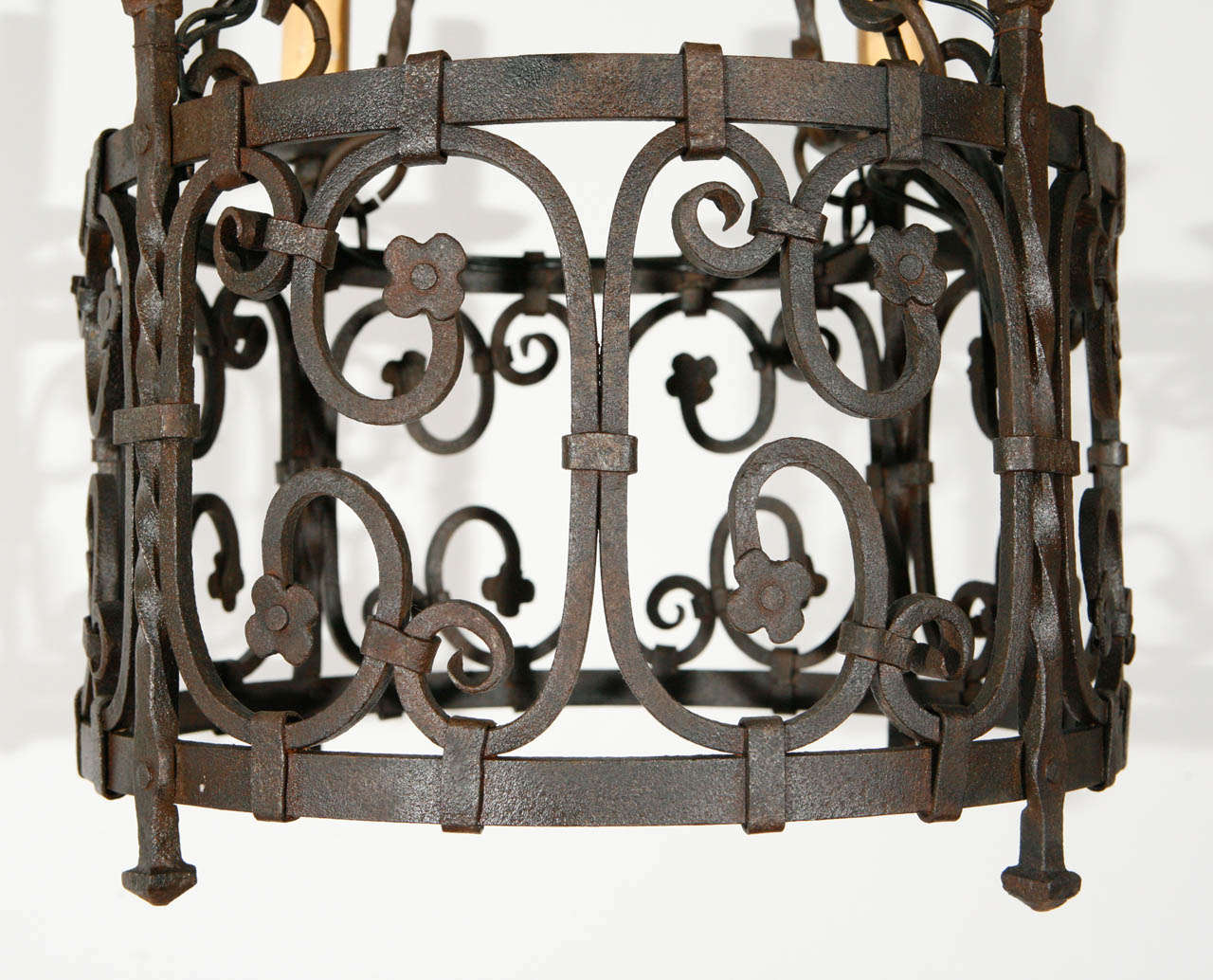 French Iron Chandelier For Sale 3