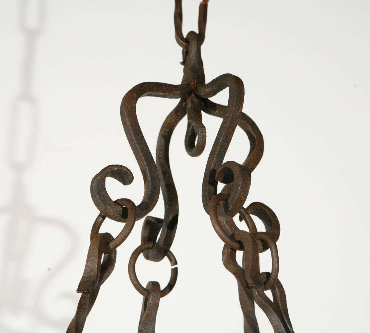 French Iron Chandelier For Sale 5