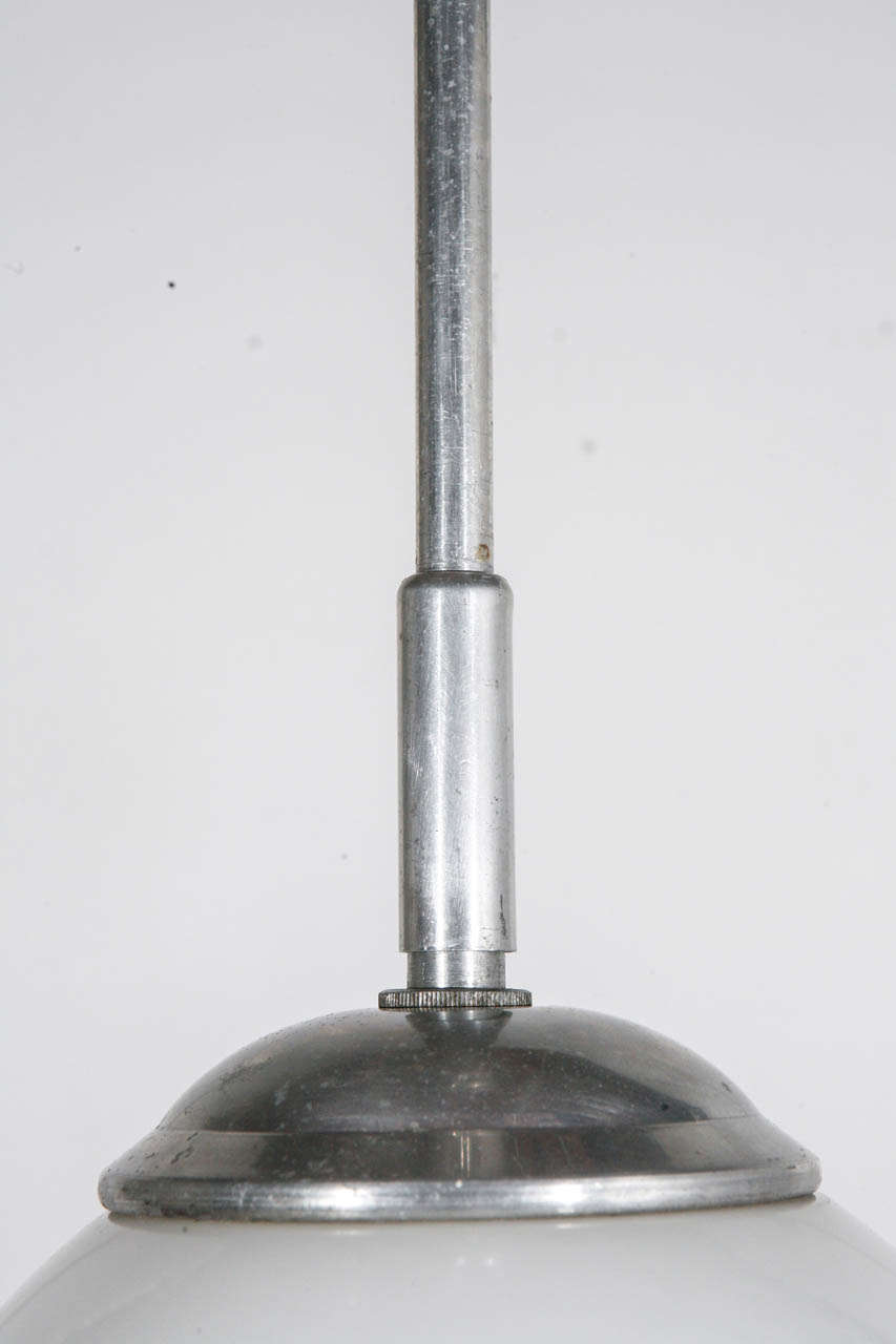 Verre Lampe à suspension industrielle française