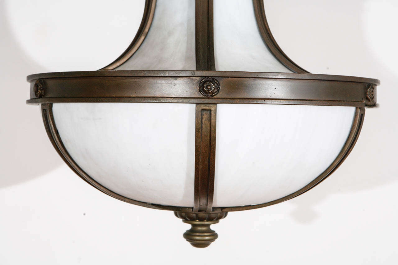 Pendentif en verre de lait américain 1