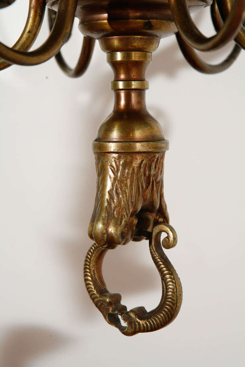 Cast Bronze Fixture with Cherub For Sale 2