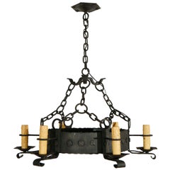 Antique French Iron Fixture