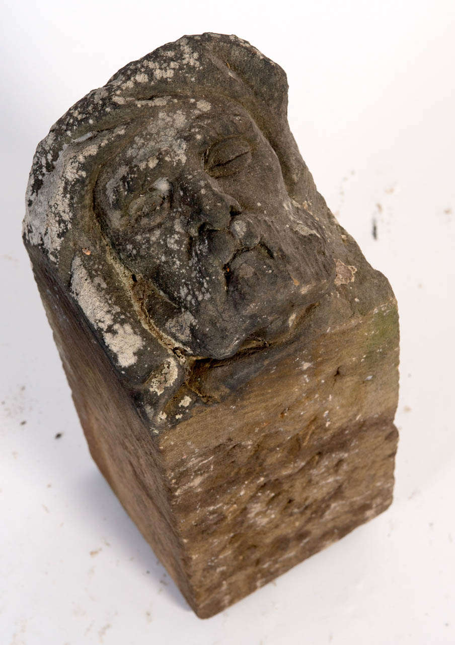 North Yorkshire area stone head