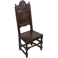 Very Good Lancashire Area Oak Chair