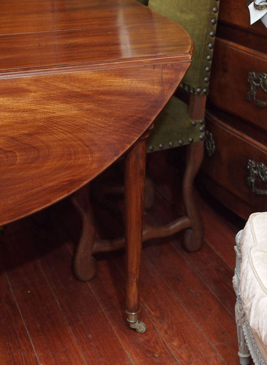 Wood 18th Century Directoire Dining Table For Sale