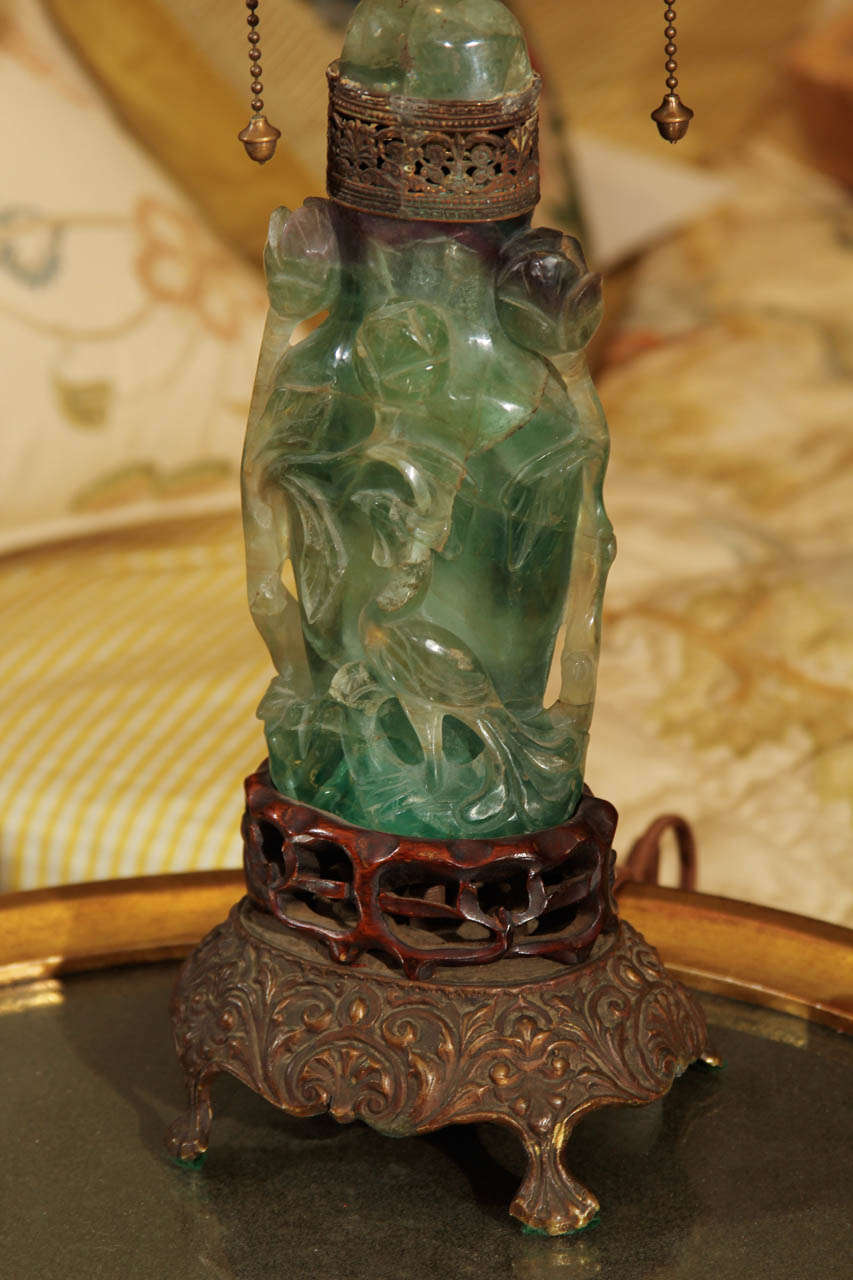 American Jadeite Lamp For Sale