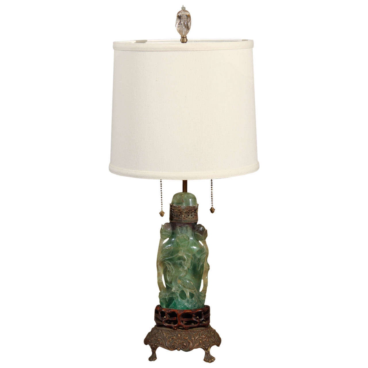 Jadeite Lamp For Sale