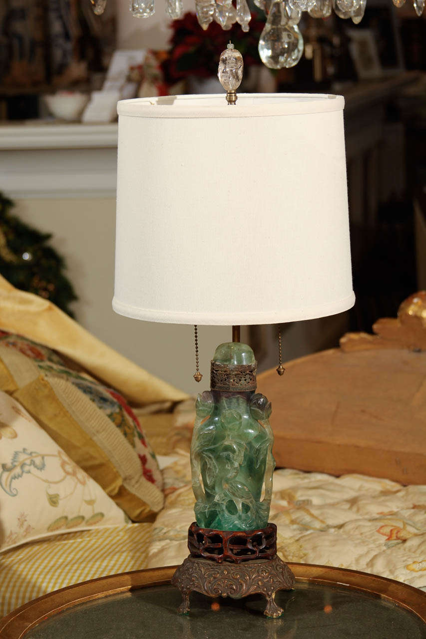Jadeite Lamp For Sale at 1stDibs