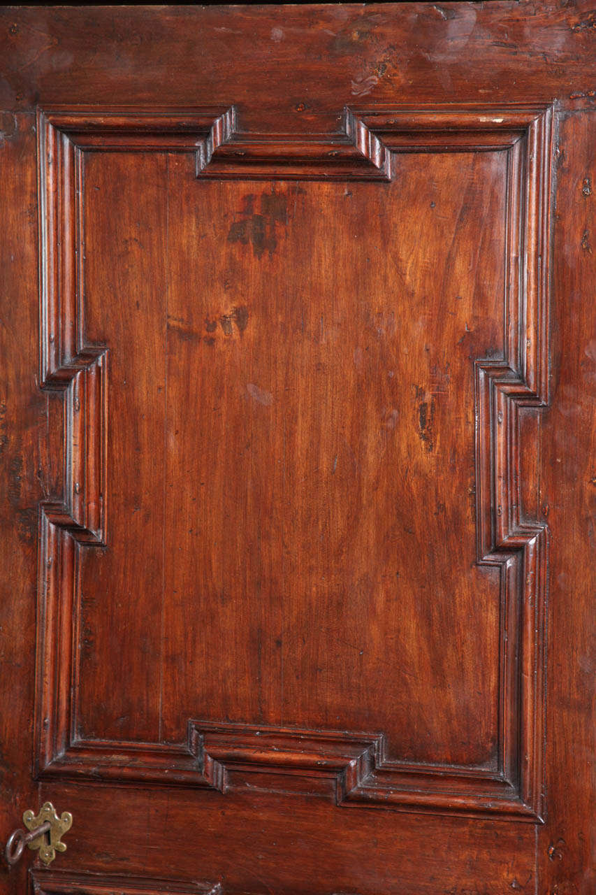 18th C. Italian Walnut Armoire In Good Condition In New York, NY