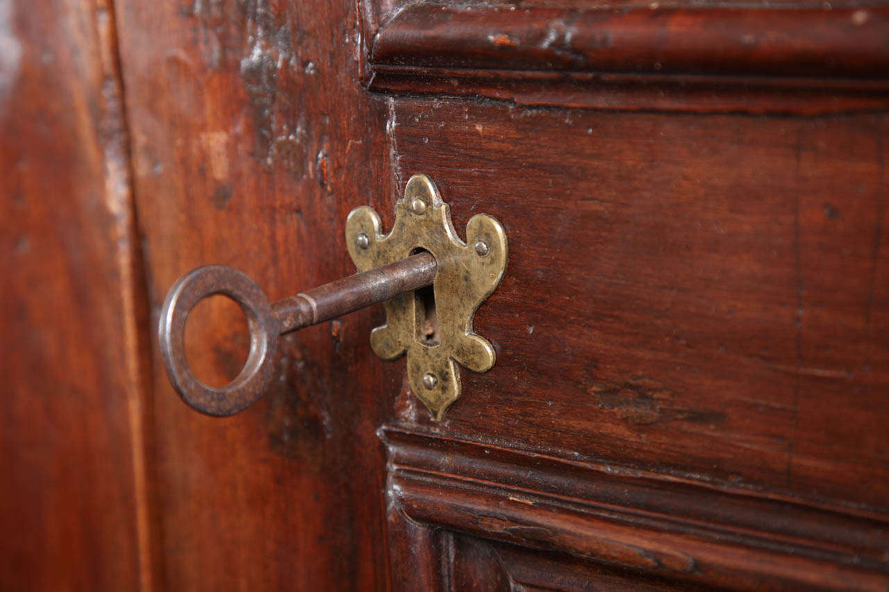 18th C. Italian Walnut Armoire 5