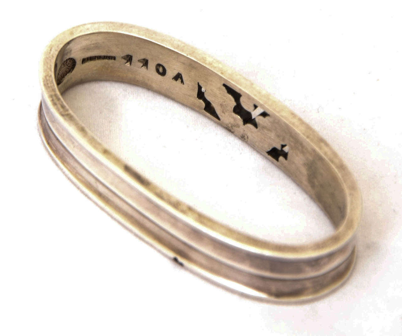 20th Century 12 Georg Jensen Silver Napkin Rings