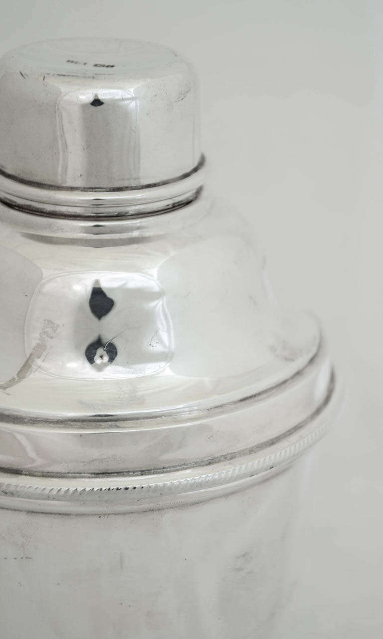 Mid-20th Century Sterling Silver Cocktail Shaker