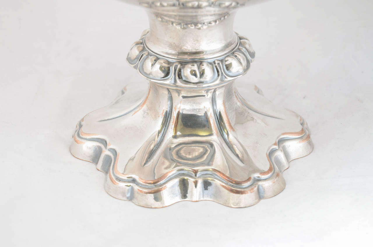 British Pair of Old Sheffield Plated Wine Coolers
