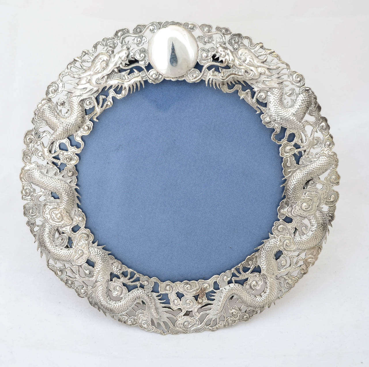 Chinese Silver Photo Frame at 1stDibs