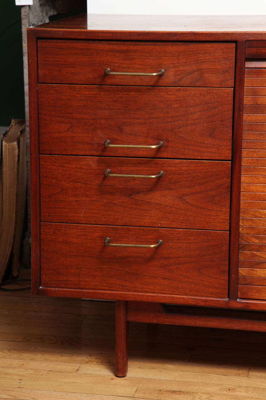 Mid-Century Modern Jens Risom Danish/American  Walnut Sideboard. Circa 1960
