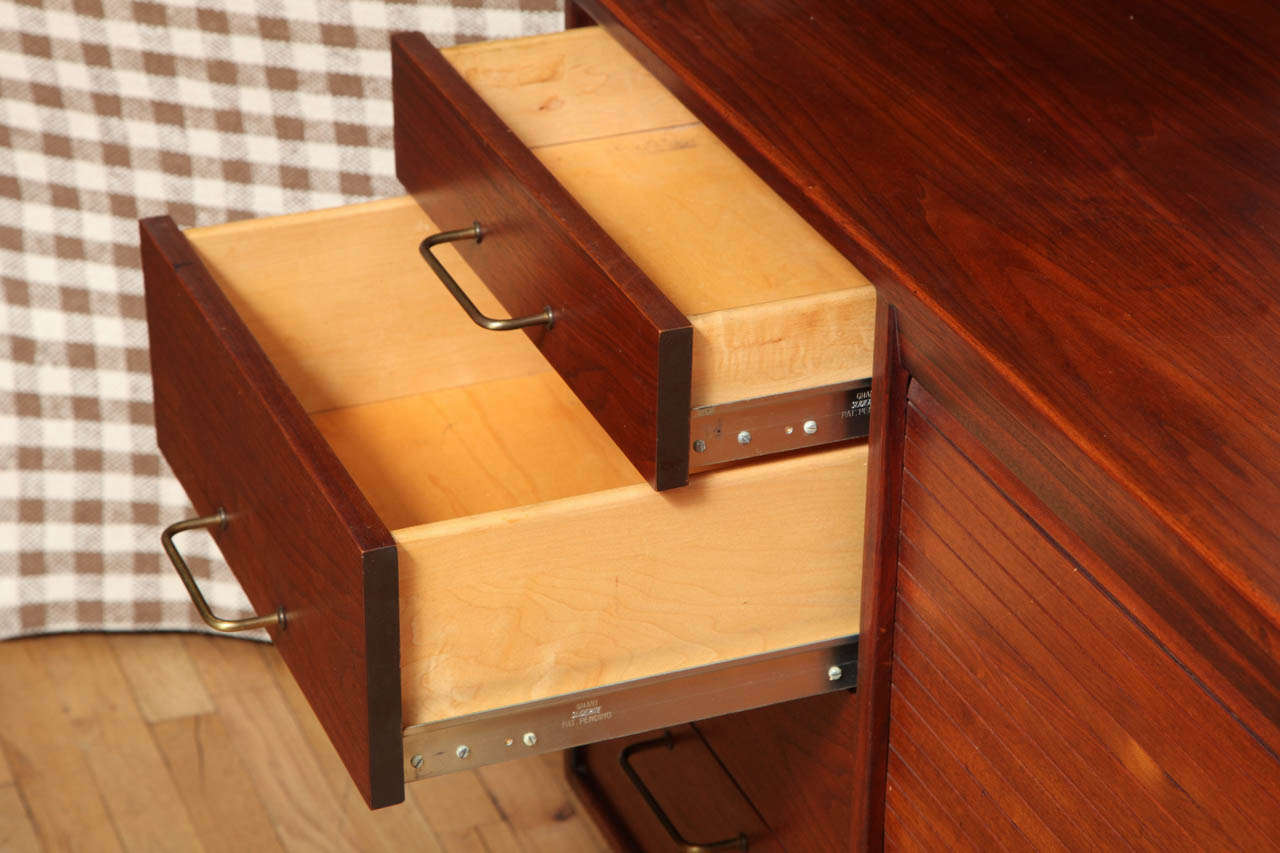 Jens Risom Danish/American  Walnut Sideboard. Circa 1960 2