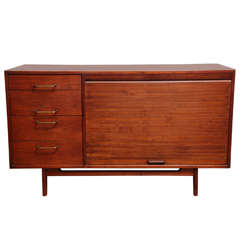 Jens Risom Danish/American Walnut Sideboard. Circa 1960