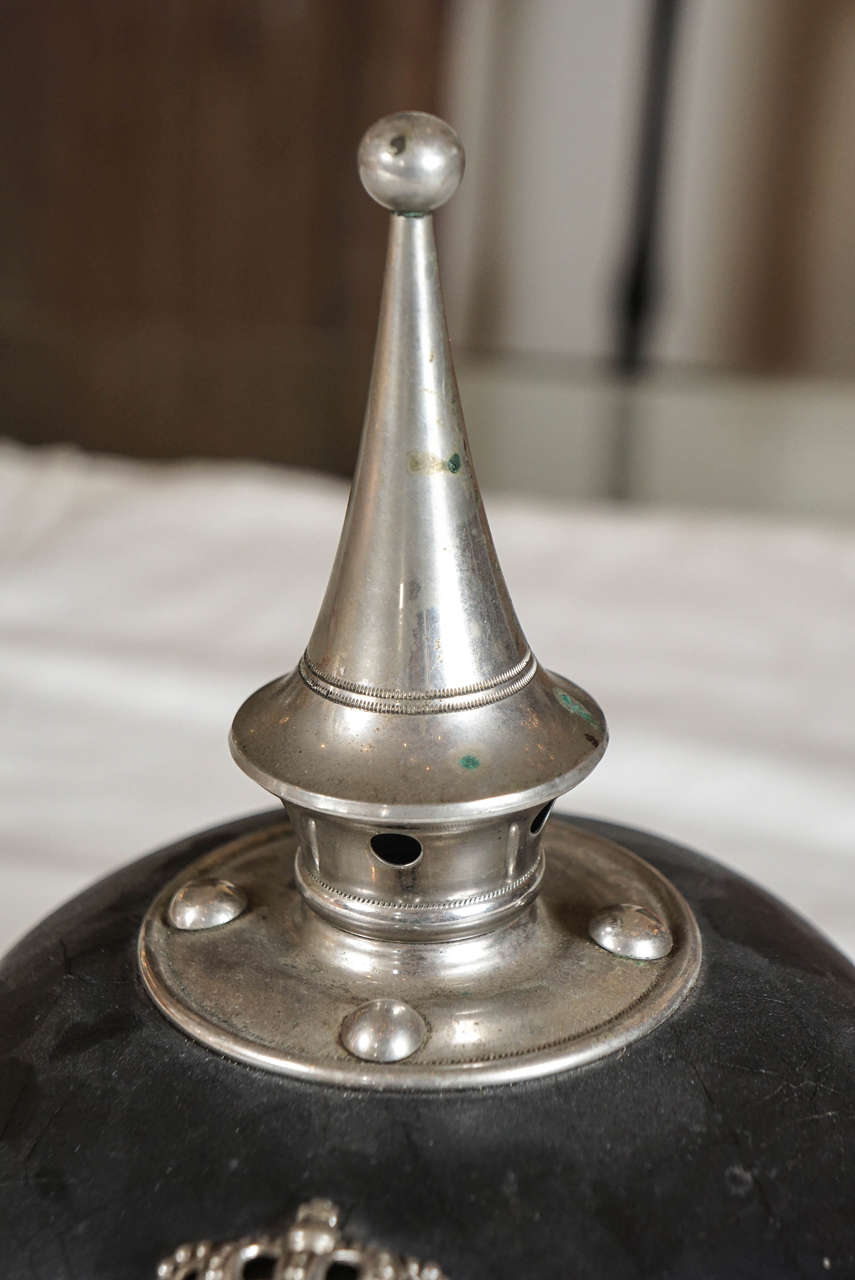 Vintage 19th Century Child's Pickelhaube In Good Condition In Hudson, NY