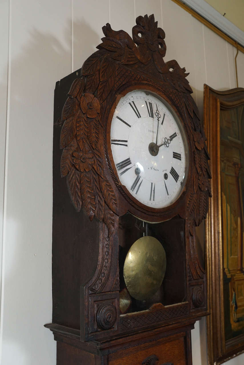 18th Century French Long Case Clock from Normandy - 