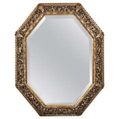 19th Century Giltwood Frame with Mirror 7