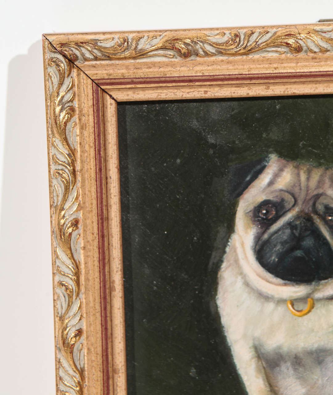 old pug painting