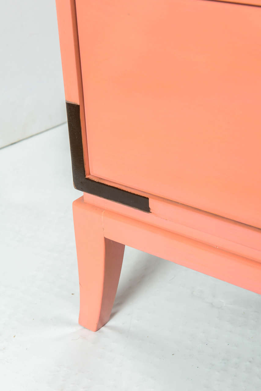 Vivid Flamingo Pink Tommi Parzinger Dresser 3