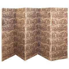 19th Century French Toile Screen 12