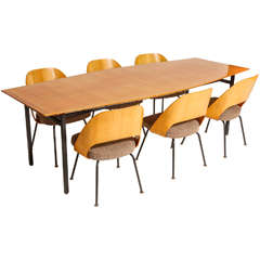Eero Saarinen Chairs and Florence Knoll Table