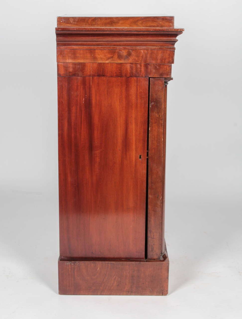 Pair of Mahogany Pedestal Cabinets For Sale 2