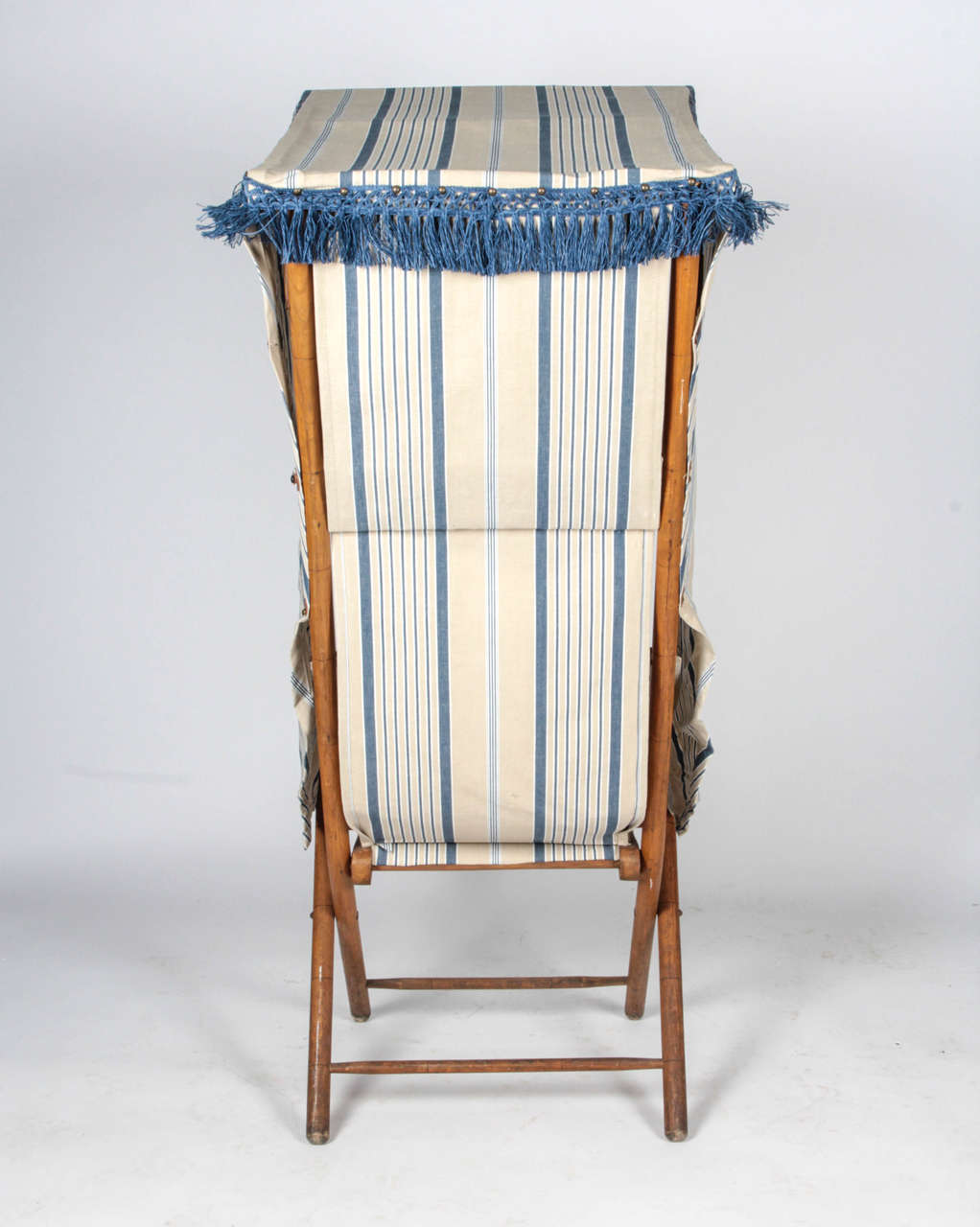 French Beach Chair with Canopy In Excellent Condition In New York, NY