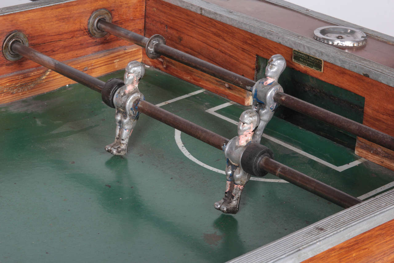 1950s Bilhares Triunfo TwoPerson, CoinOperated Foosball Table For Sale at 1stdibs