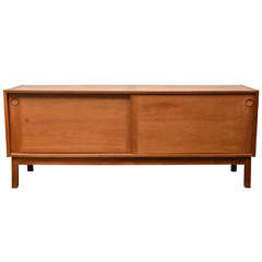 Mid-Century Teak Credenza in the Manner of Børge Mogensen 4