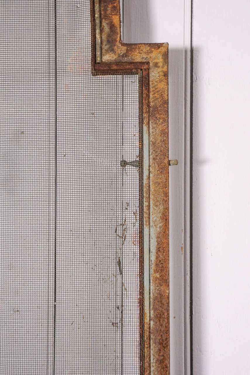 Two Pair of Metal Gothic Screens In Distressed Condition In Hudson, NY