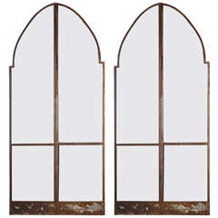 Two Pair of Metal Gothic Screens
