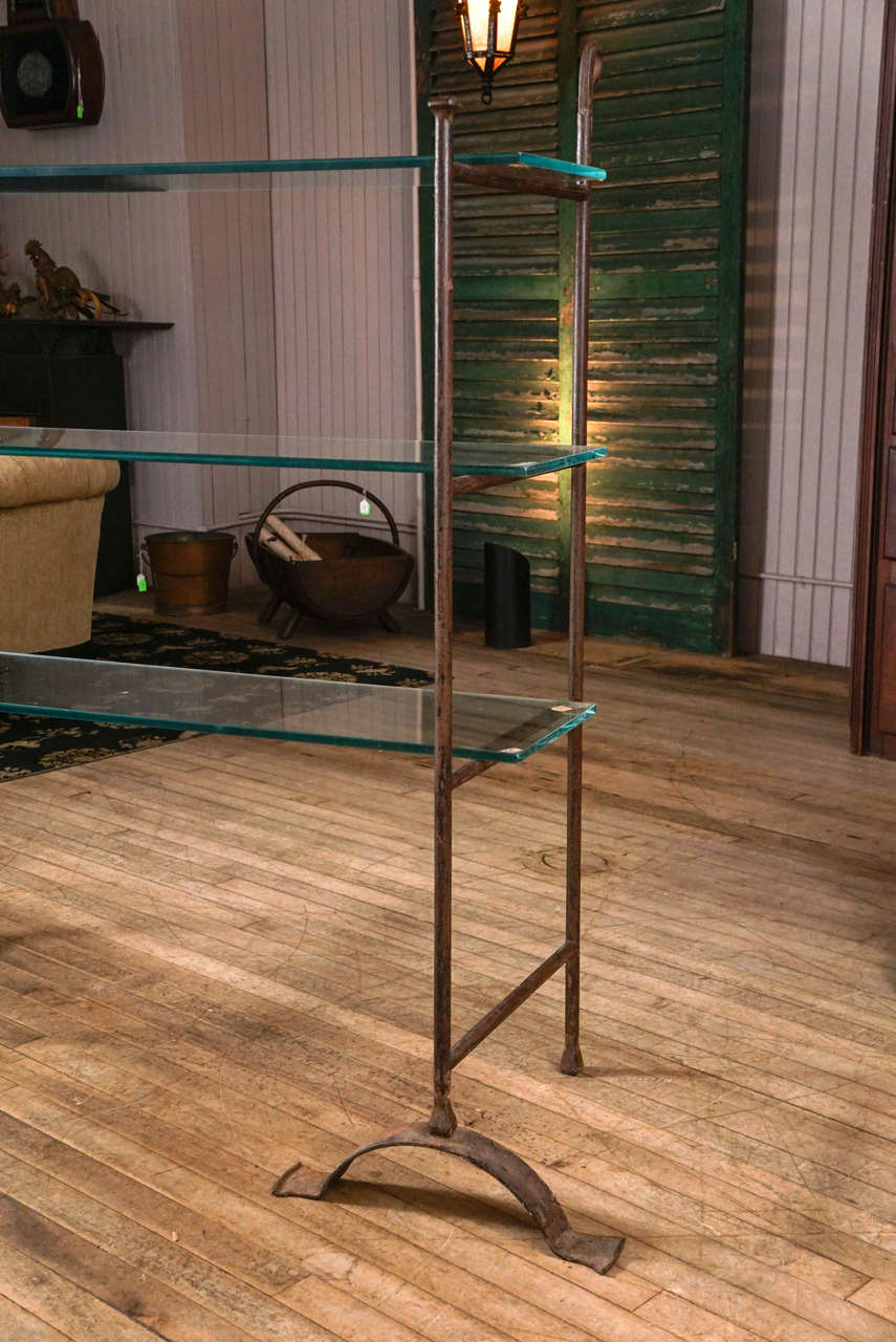 American Pair of Shelve Stanchions